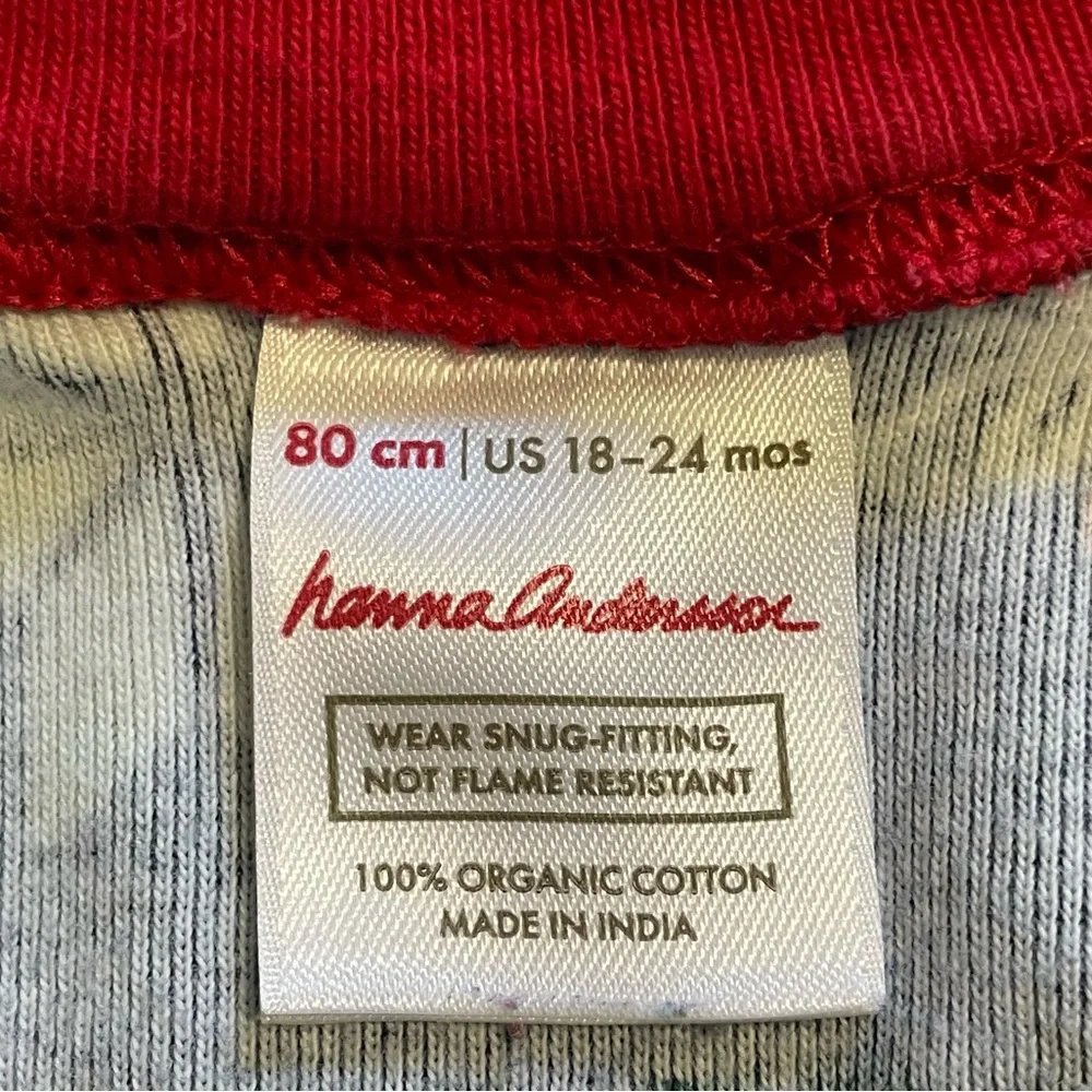 Hanna Andersson Gnome Print Holiday Sleeper Pajamas